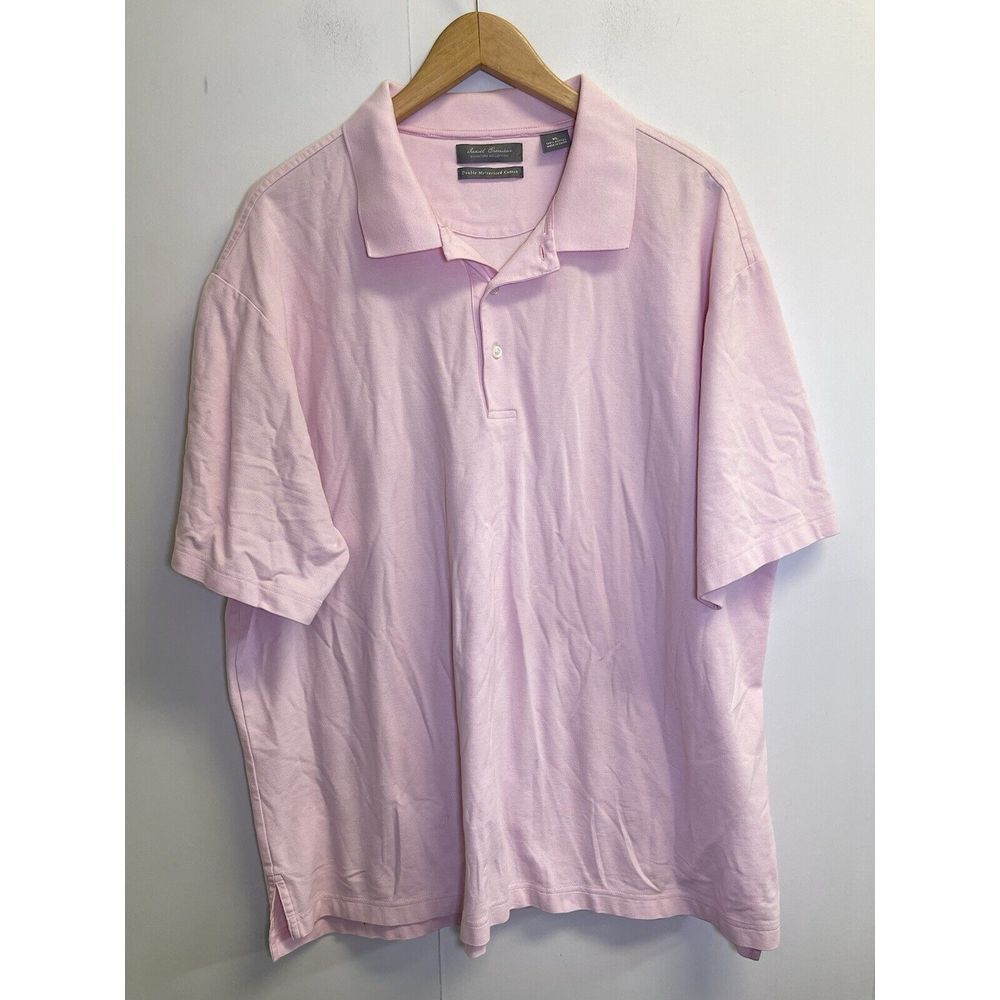 Lot Of‎ 2 IZOD, Daniel Cremieux Polo Shirts Men's XL Light Pink, Orange - Picture 7 of 11